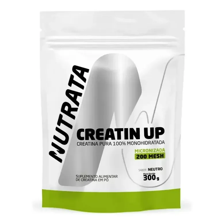 Creatina Monohidratada Nutrata 300g Refil Em Pó Pura Sem Sabor