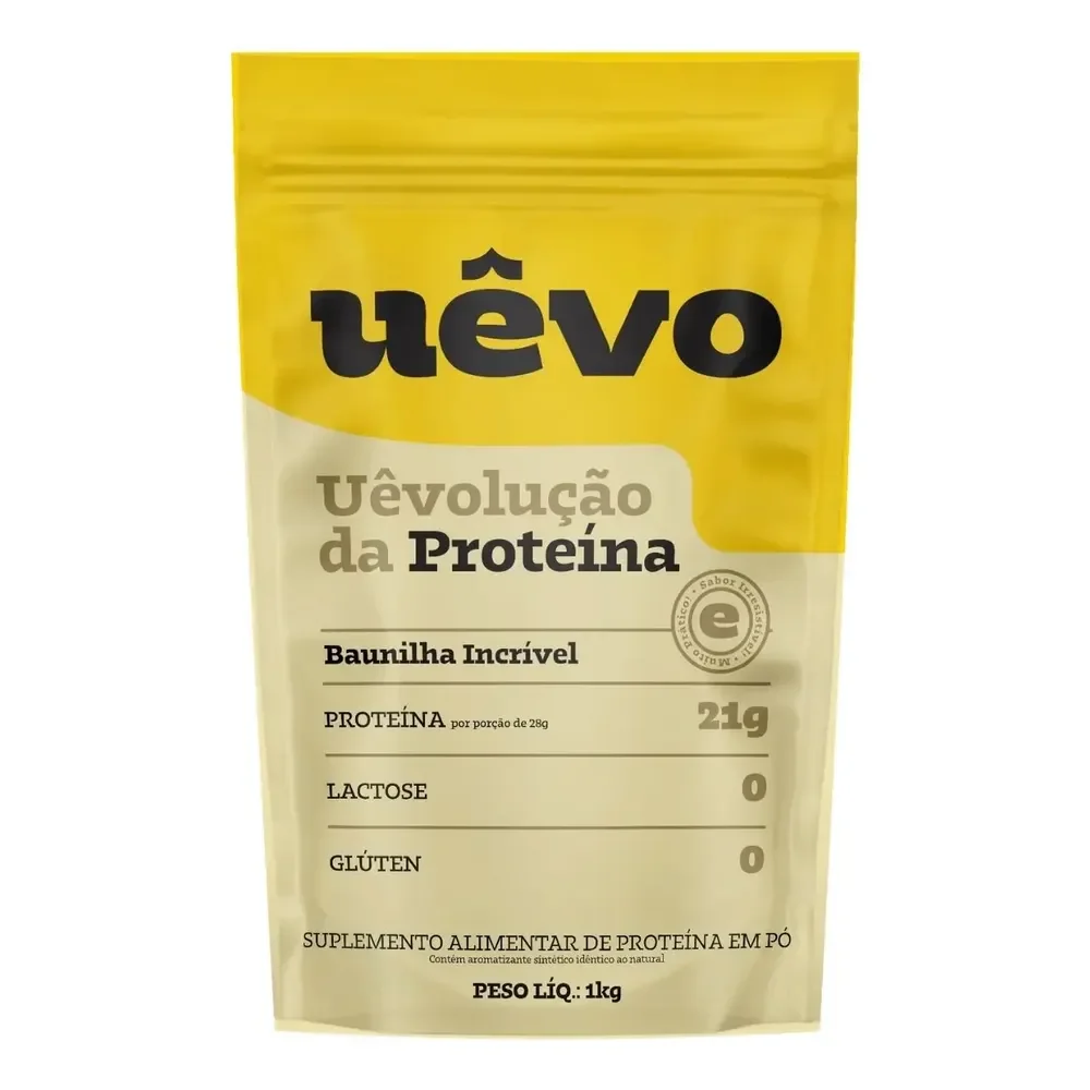 Albumina Uevo Refil 1kg Baunilha Baunilha Baunilha