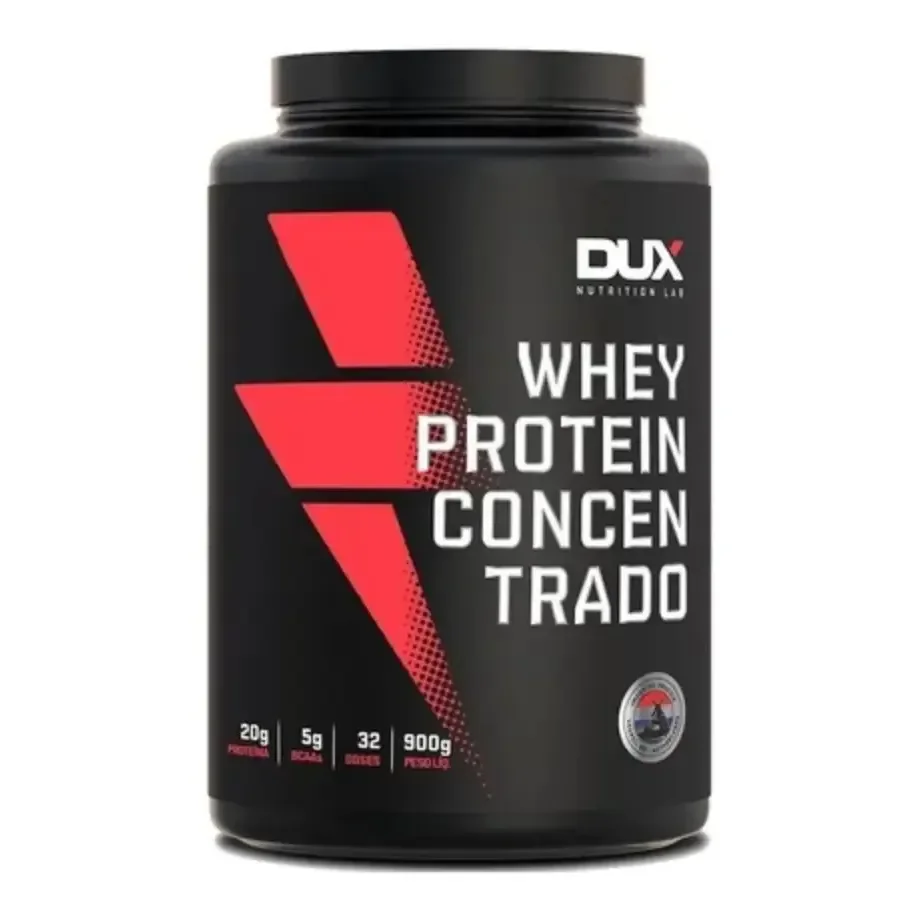 Dux Whey Protein Concentrado Sabor Cappuccino 900g