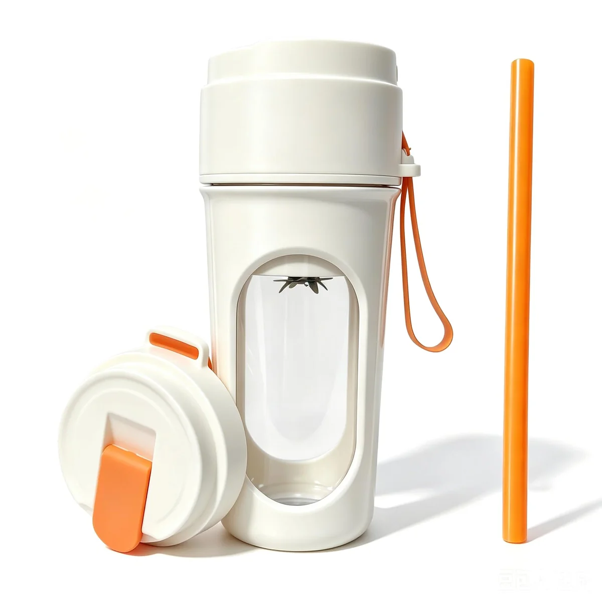 Espremedor Elétrico Portátil, Liquidificador para Viagem, Ideal para Smoothies e Sucos, Viagens, Esportes, Camping e Atividades Físicas