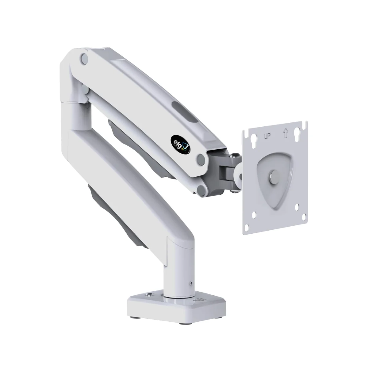 Suporte Articulado de Mesa com Pistão a Gás para Monitores de 17' a 35' Branco - F80W ELG