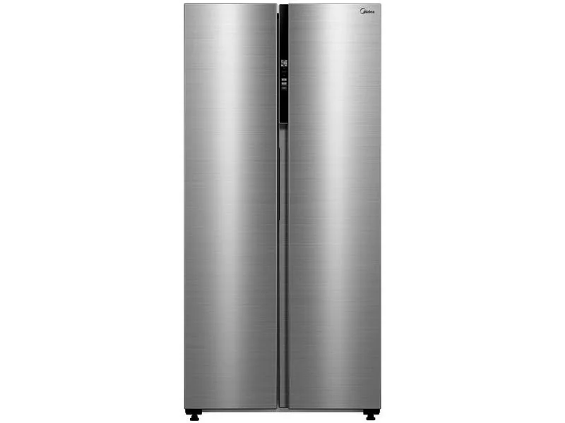 Geladeira Side By Side 442L Inverter Cor Inox Conectada Midea