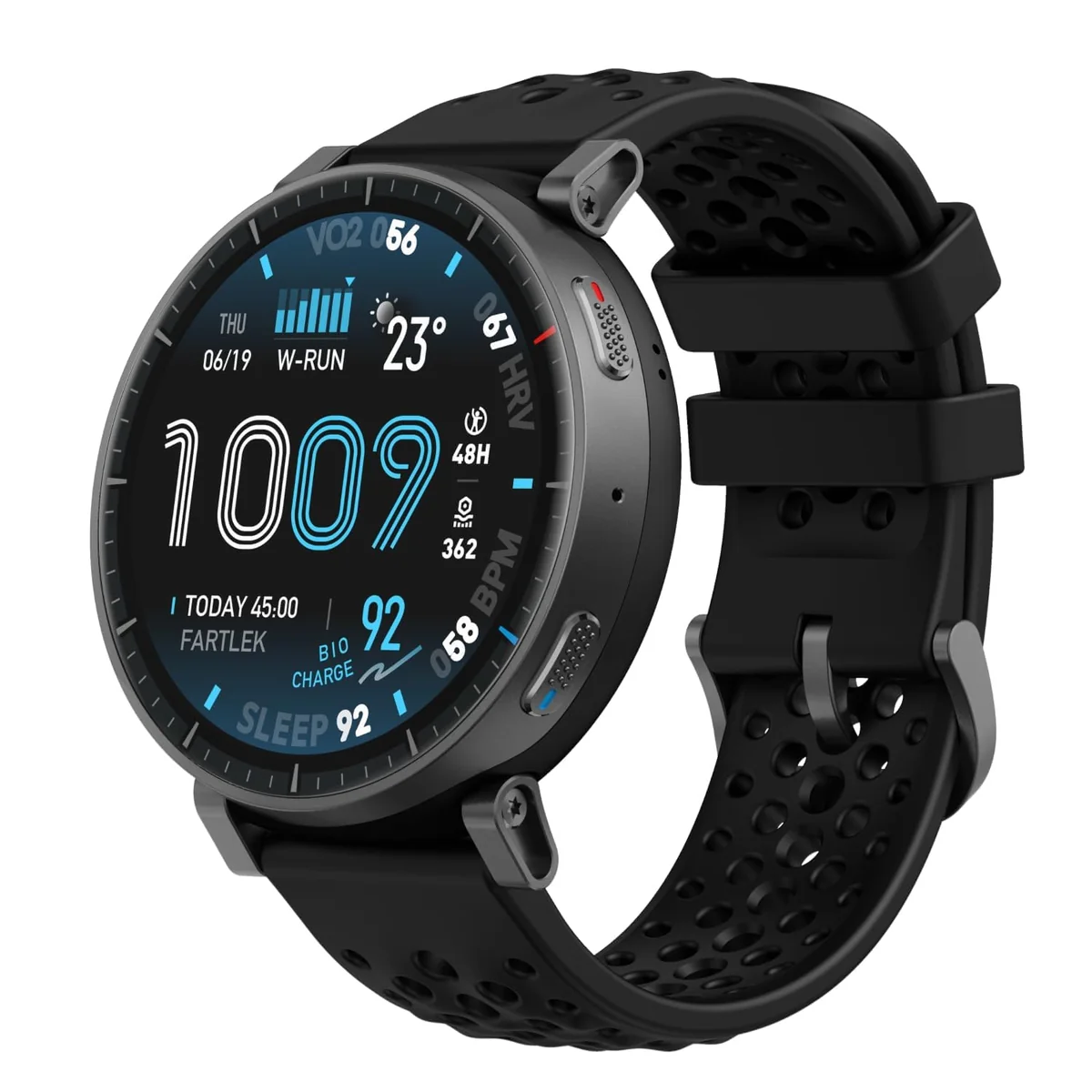 Amazfit Active Max 1.5" AMOLED Display, GPS, 4GB de armazenamento, 170 Sport, 5 caixadores eletrônicos,Bateria de 25 dias