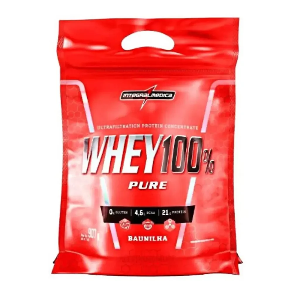 Whey 100% Pure Proteínas Em Sachê De 907g Integralmédica