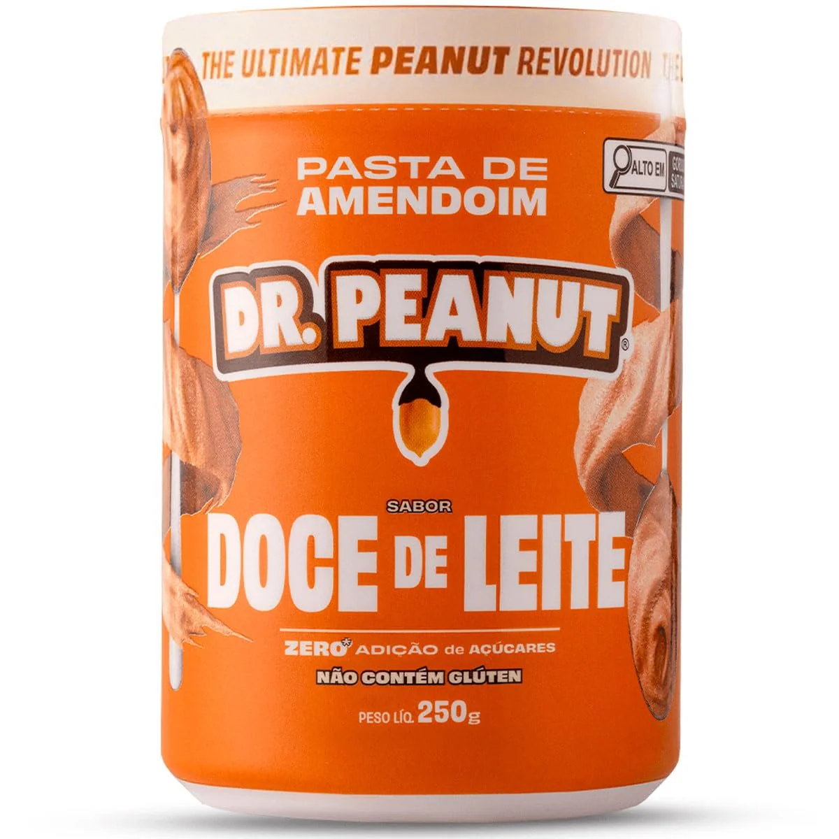 Dr. Peanut Pasta de Amendoim Sabor Doce de Leite - Pote 250g