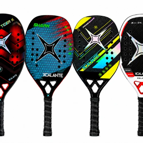 Raquete Beach Tennis Carbono 3K 22mm EVA Soft Antivibração com Capa e Overgrip Intermediário