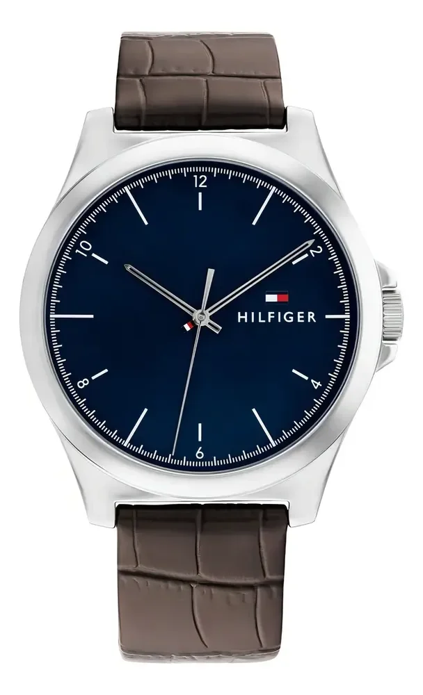 Relógio de couro masculino Tommy Hilfiger 1710549