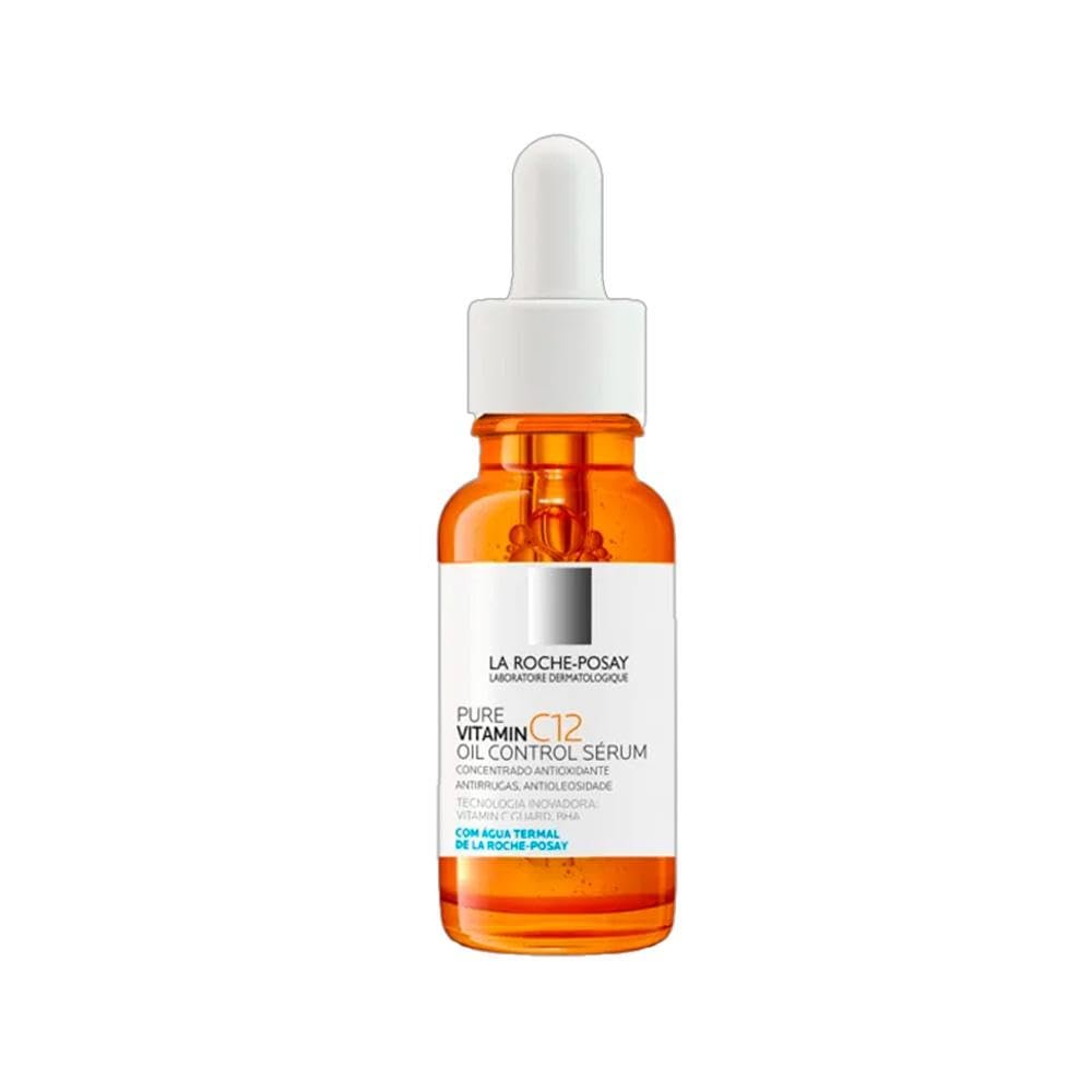 La Roche-Posay, Sérum Antirrugas para Peles Oleosas, Pure Vitamin C12 Oil Control