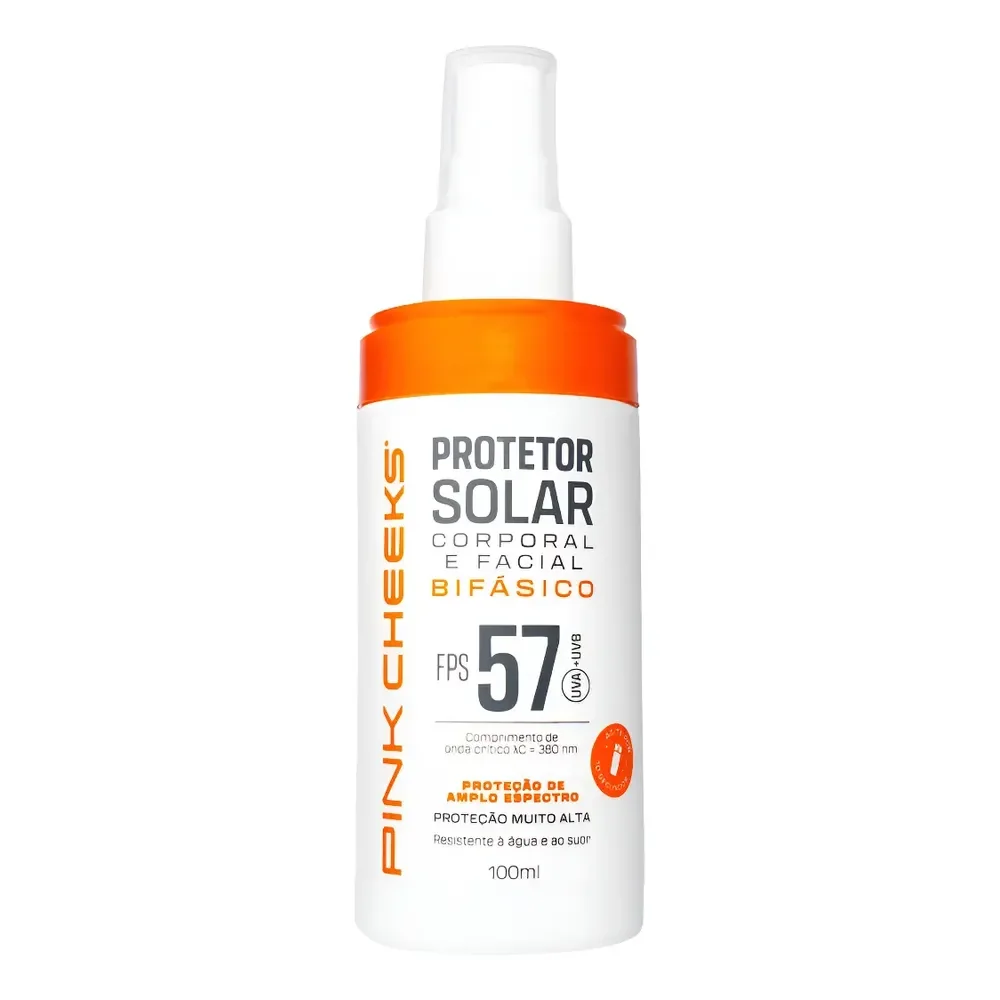 Protetor Solar Corporal Facial Bifásico Fps 57 100ml