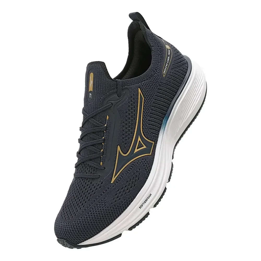 Tênis Mizuno Cool Ride 3 Esportivo Corrida Academia Original Marinho Lisa 40