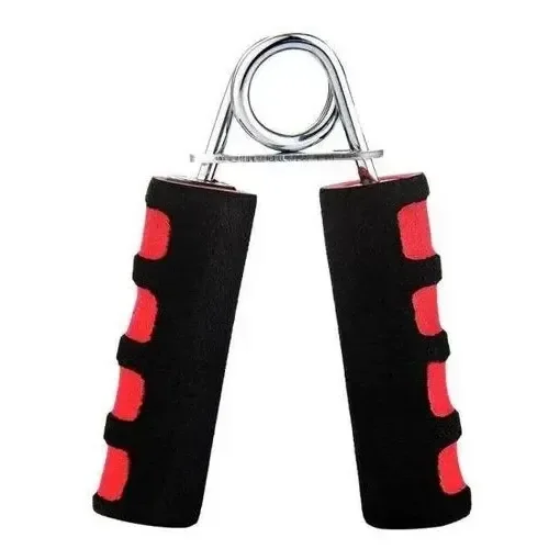 Hand Grip Com Espuma - Preto E Vermelho
