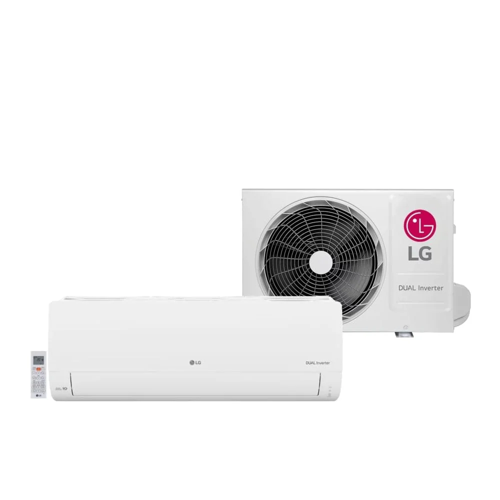 LG Ar Condicionado Split LG AI Dual Inverter Compact 9000 BTU/h Frio S3-Q09AAQAK - 220 Volts