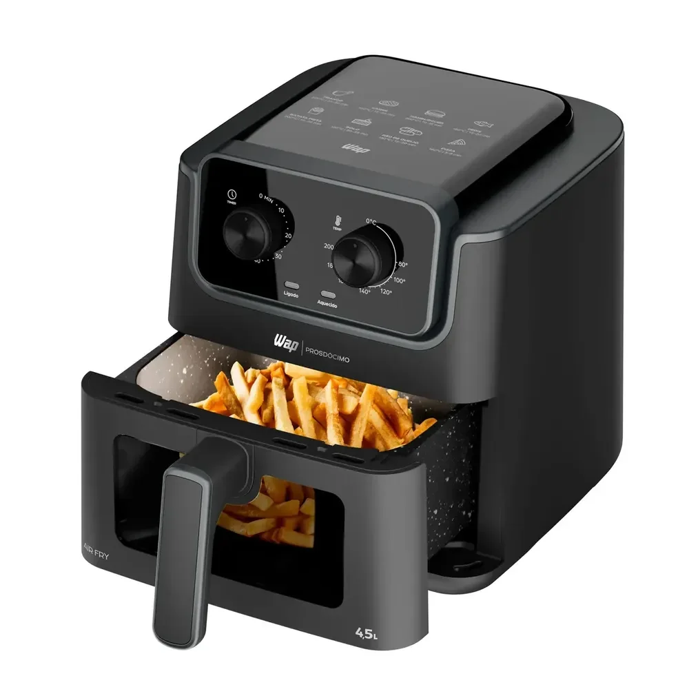 Airfryer Wap Prosdócimo Af01 4,5 Litros Visor E Luz Interna