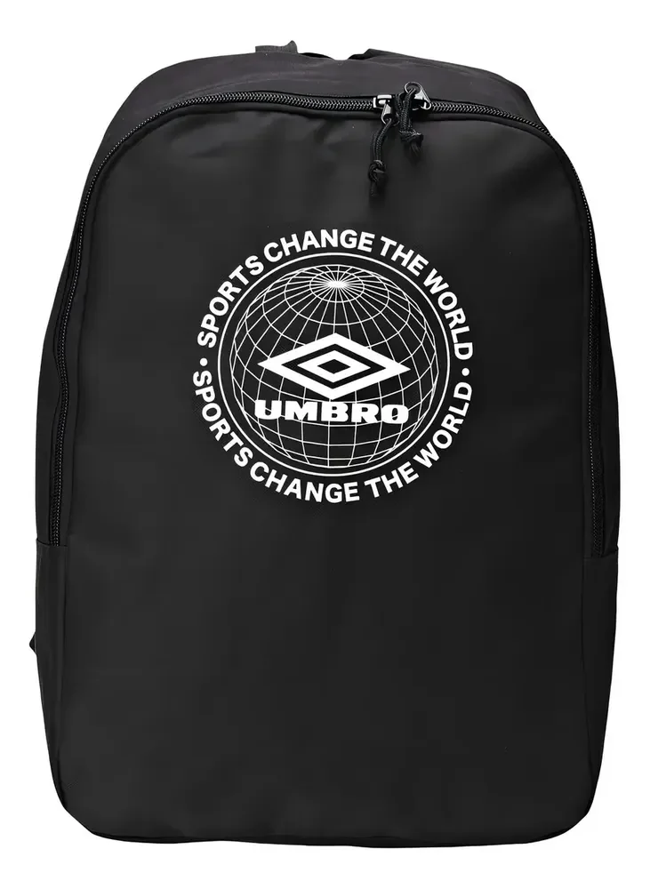 Mochila Masculina Umbro Change The World Preto Executiva Desenho Do Tecido Lisa