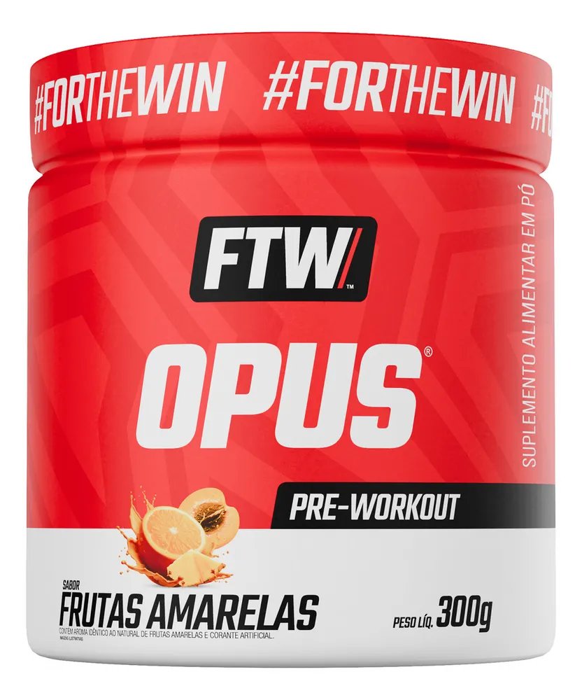Opus Dei Pré Treino Pre-workout (300g) Ftw Sabor Frutas Amarelas