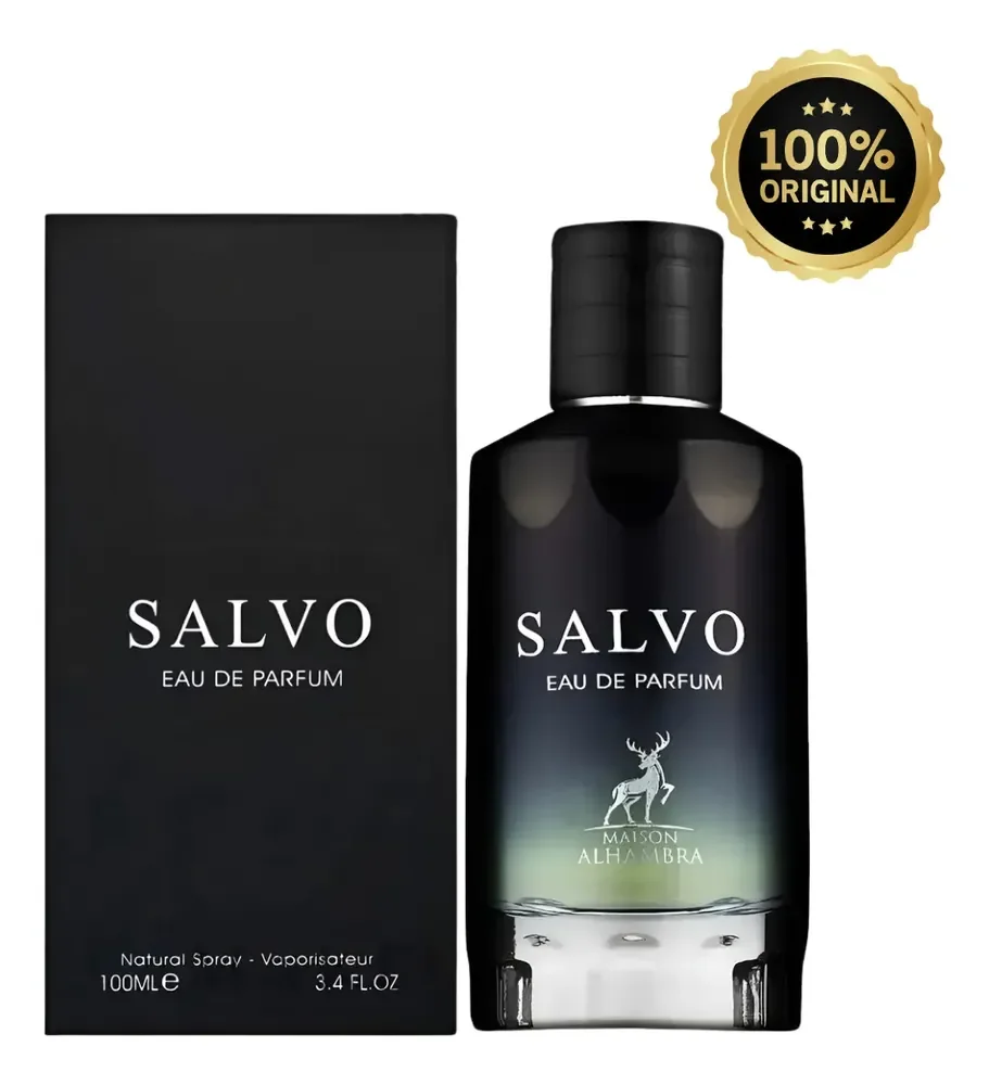 Perfume Arabe Masculino Salvo Eau De Parfum 100 Ml Original