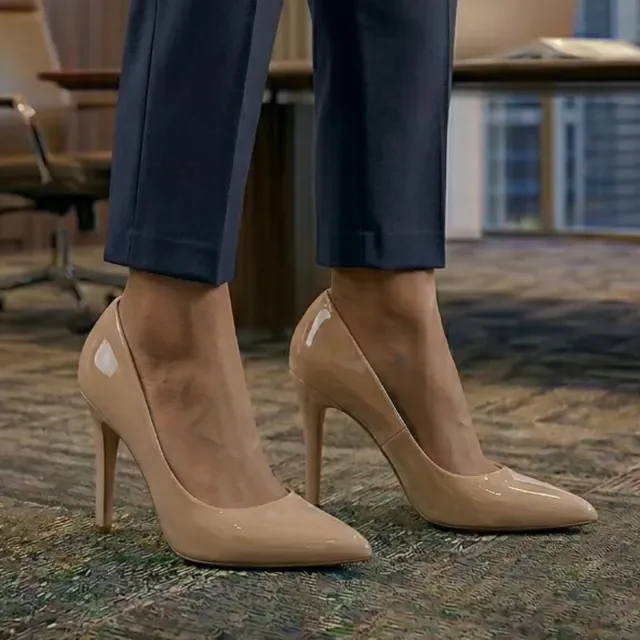 Sapato Scarpin Feminino Salto Agulha Alto Bico Fino