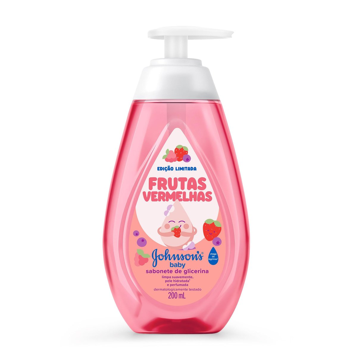 Sabonete Líquido de Glicerina Frutas Vermelhas JOHNSON'S® Baby 200mL