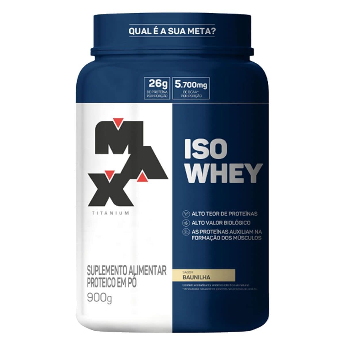 Max Titanium Iso Whey - 900G Baunilha -