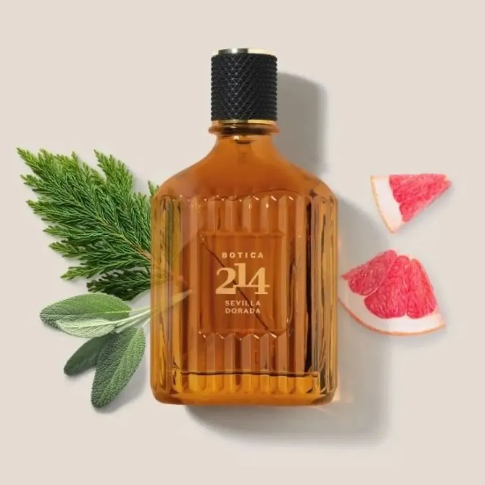 Botica 214 Sevilla Dorada Fougère Aromático Masculino Eau De Parfum Spray