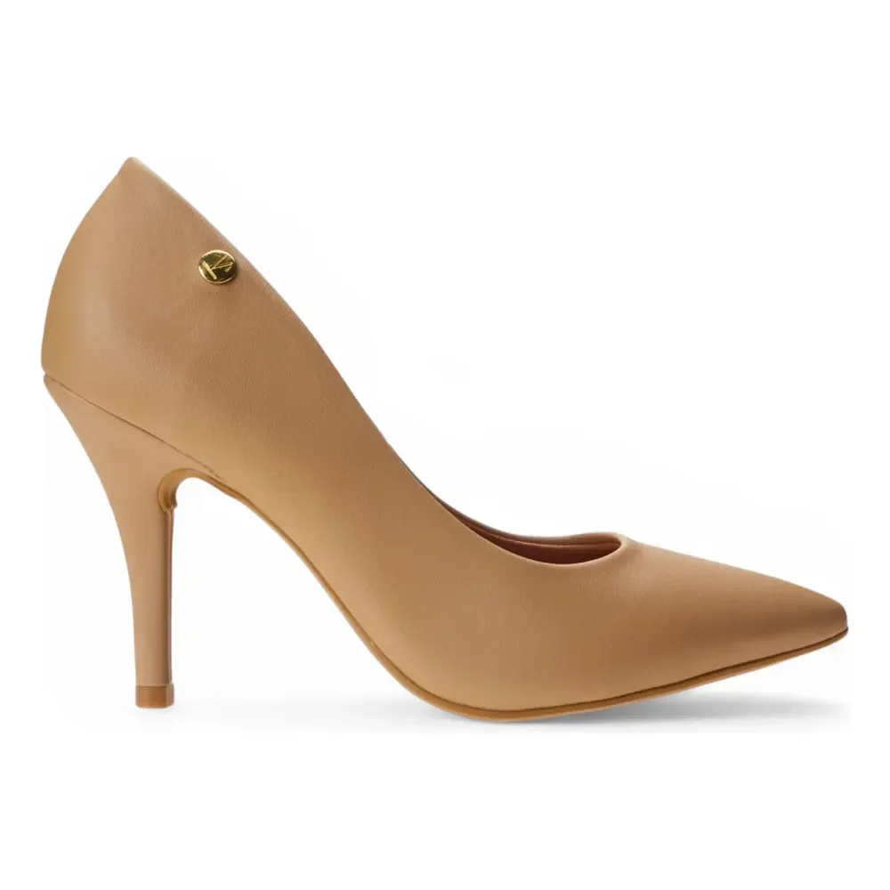 Sapato Scarpin Feminino Agulha 9,5 Cm Vizzano 29452 - Bege 435 38