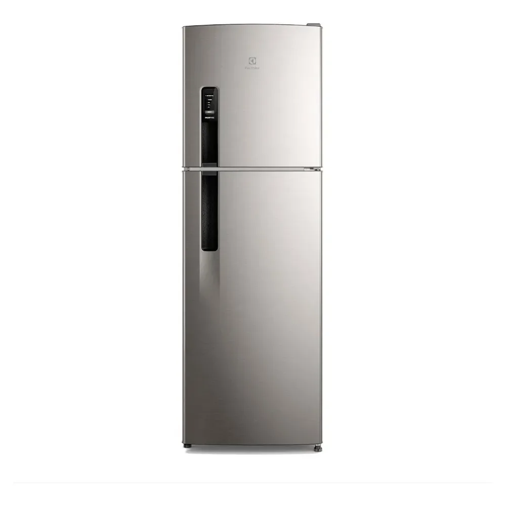 Geladeira Electrolux Frost Free 400l Inverter Inox (if44s) Cinza 220v