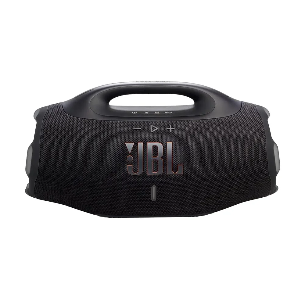 JBL, Caixa de Som, Boombox 4, Bluetooth, Som JBL Pro, AI Sound Boost, Graves Personalizáveis, Bateria de até 34h, IP68, Áudio Lossless – Preta