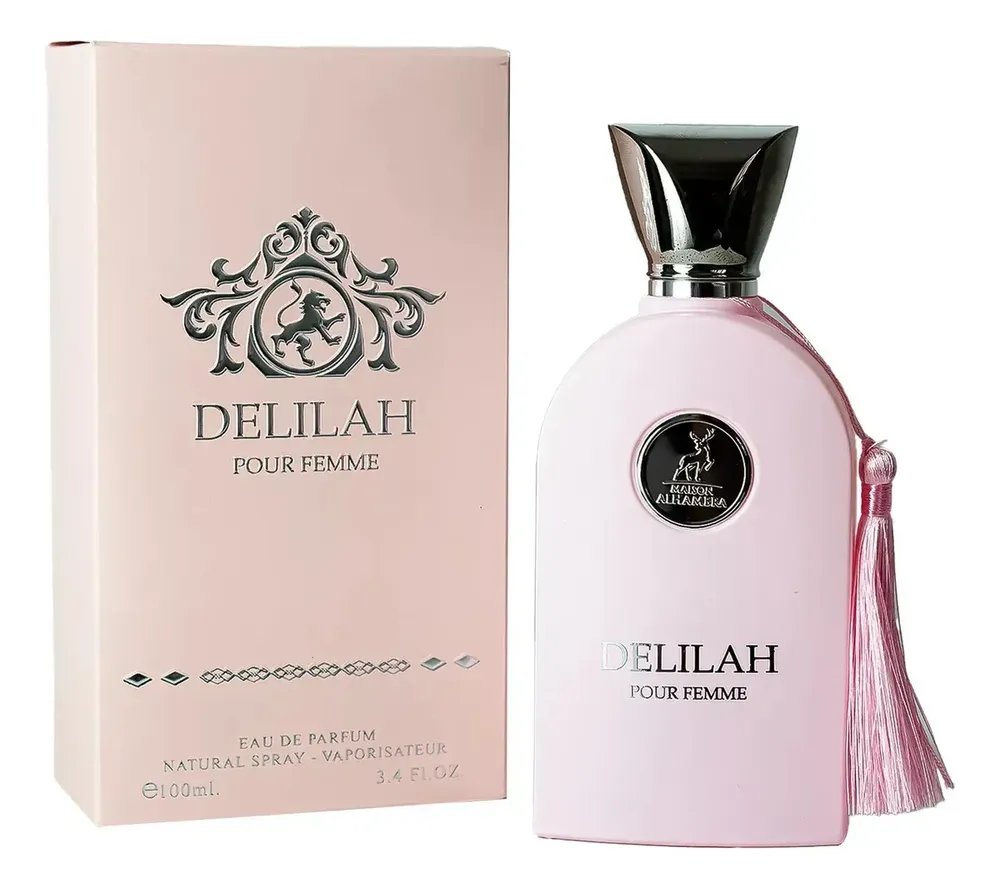 Perfume Árabe Delilah Maison Alhambra Eau De Parfum 100 Ml color rosa