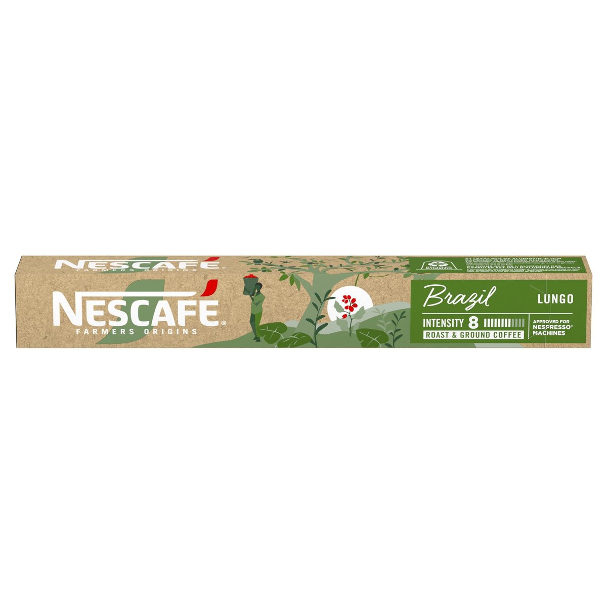 Café em Cápsula Compatível com Nespresso Nescafé Farmers Origins Brazil 10 Cápsulas