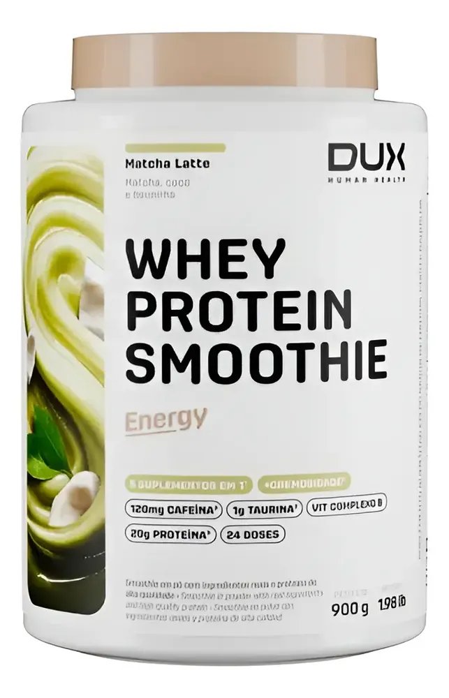 Whey Protein Dux Smoothie Pó 900g Matcha Latte Outros