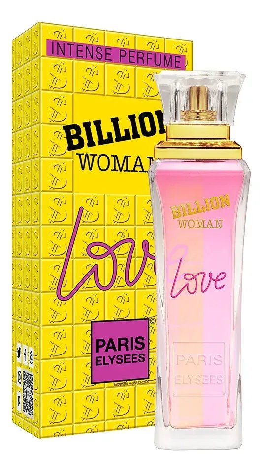 Perfume Billion Woman Love Paris Elysees Intense 100ml