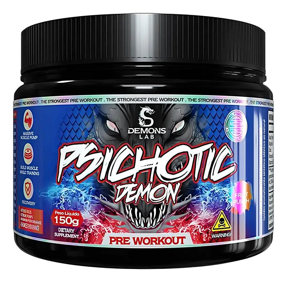 Suplemento Esportivo Aminoácidos Demons Lab Psychotic 150g Fruity Punch