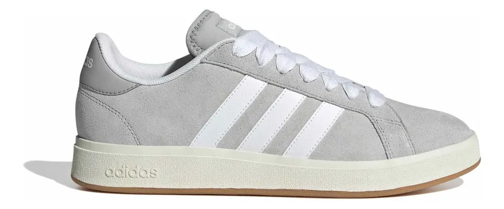Tênis Masculino Grand Court Base 00s adidas Gretwo/ftwwht/gum10 Liso 39 Br