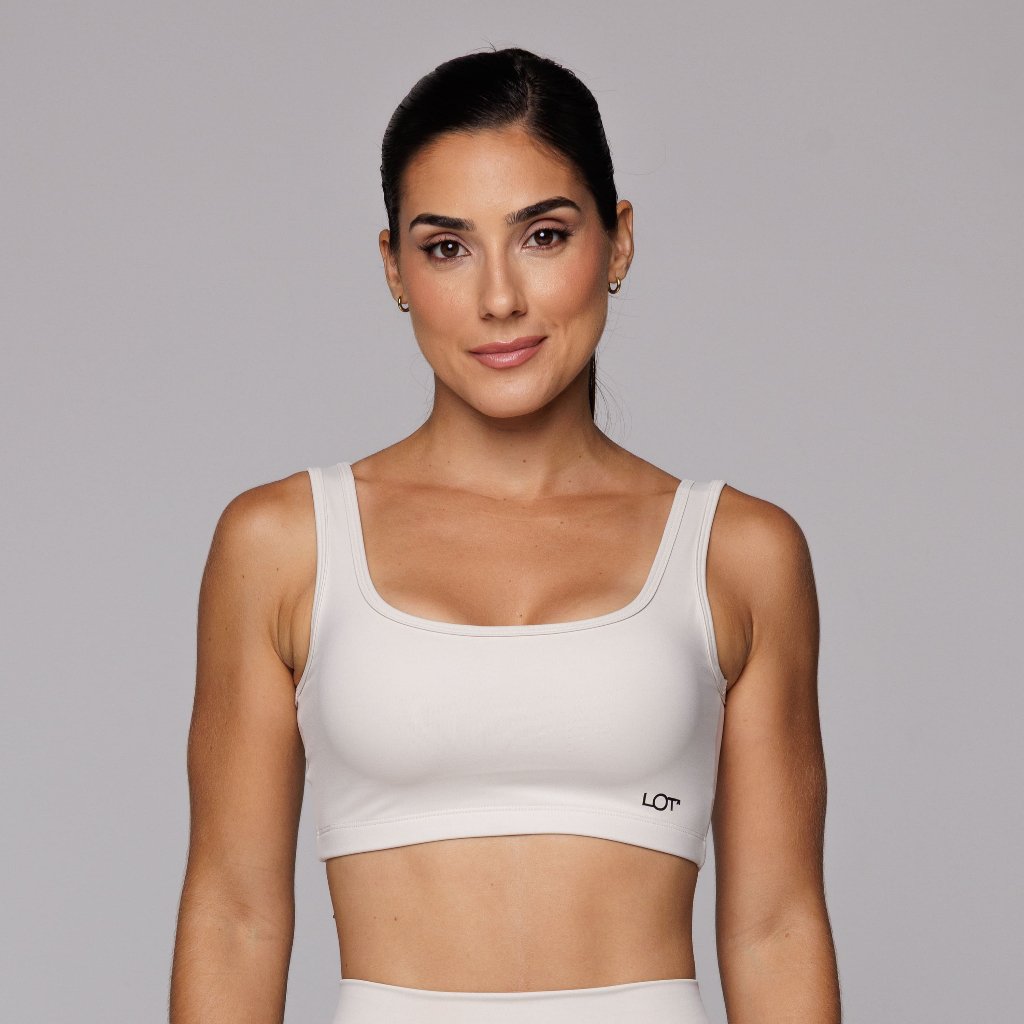Top Fitness Poliamida Academia Feminino Costas Abertas Básico Move Coleção Duo