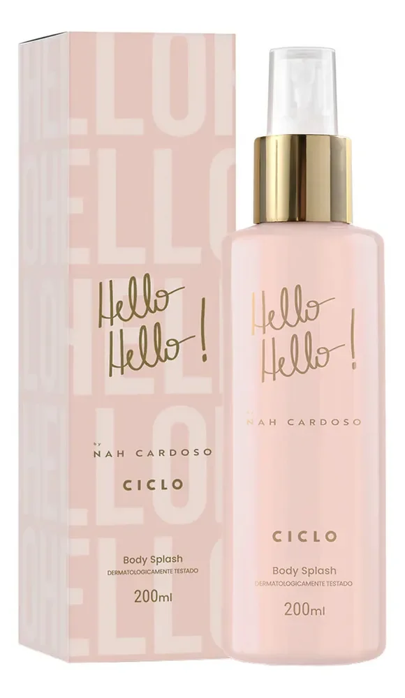 Body Splash Hello Hello Ciclo By Nah Cardoso 200ml