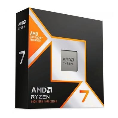 Processador AMD Ryzen 7 9800X3D, 4.7GHz (5.2GHz Max Turbo), Cache 8MB, 8 Núcleos, 16 Threads, AM5, Sem Vídeo Integrado - 100-100001084WOF