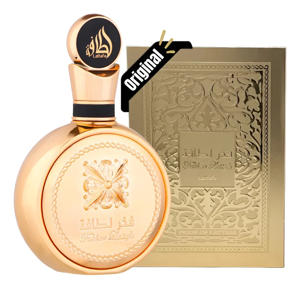 Perfume Árabe Lattafa Fakhar Gold Extrait Eau De Parfum 100m