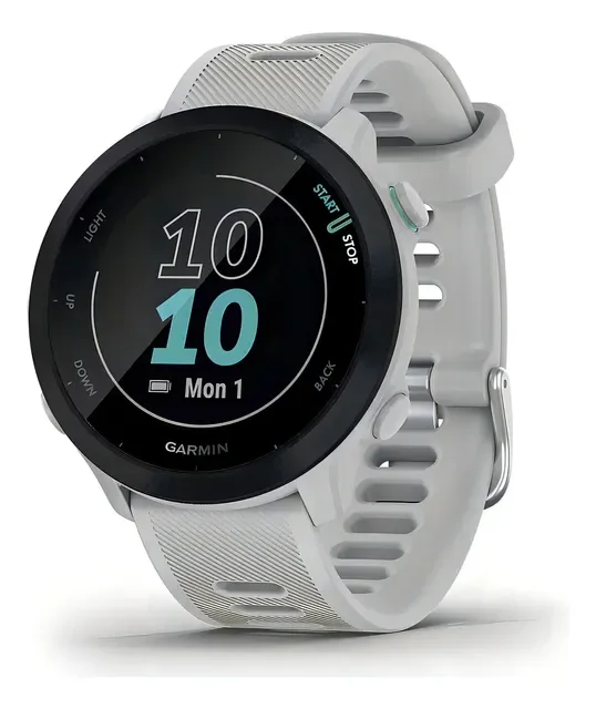 Relógio Garmin Forerunner 55 Branco Gps Esportivo