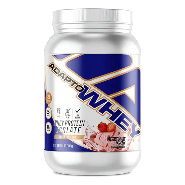 Whey Protein 3w Importado Adaptogen Isolado Hidrolisado 900g