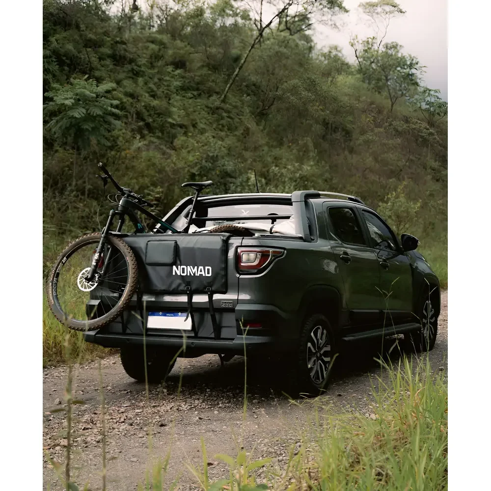 Truckpad Pequeno Nomad Suporte 4 Bikes Transbike Preto Preto