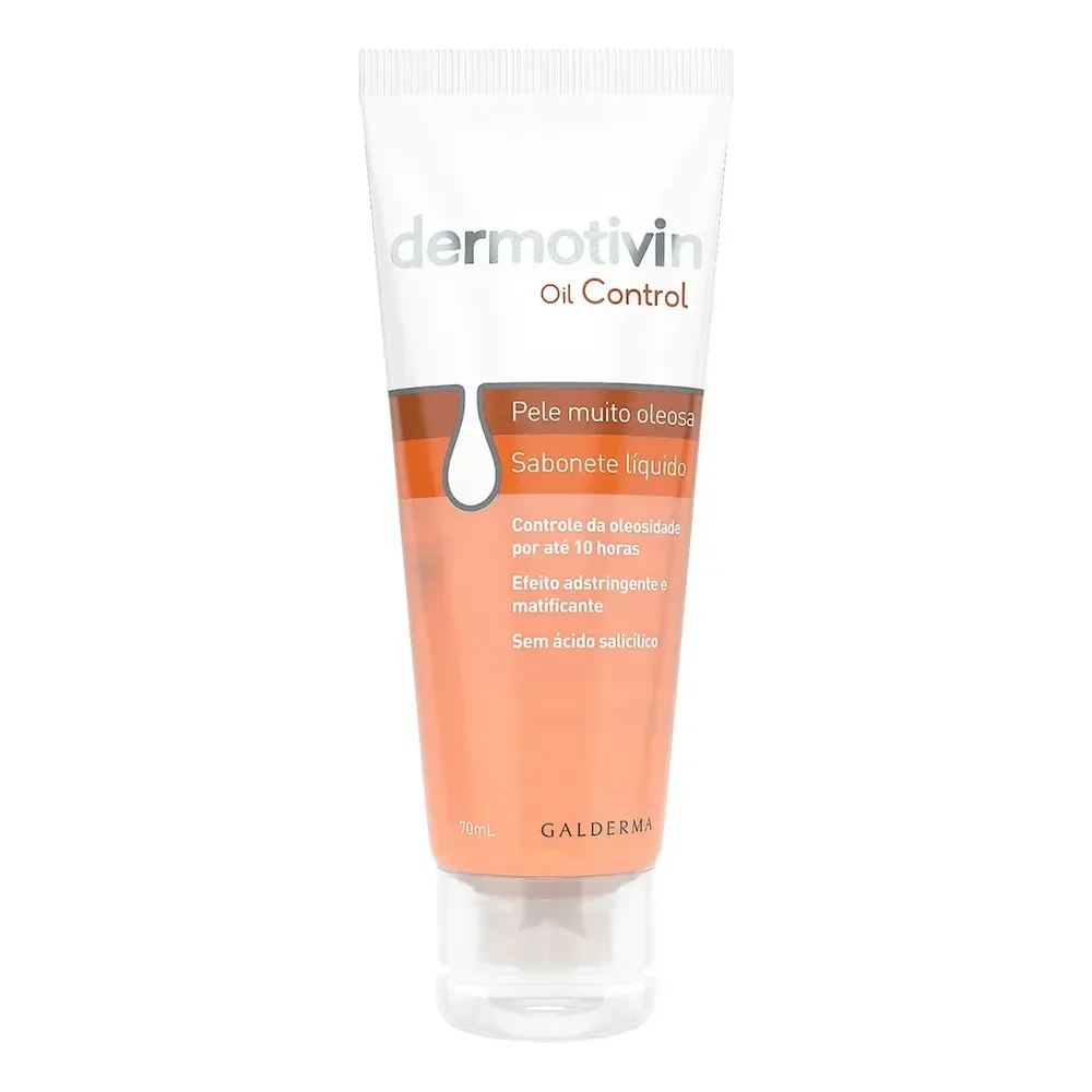 Sabonete Líquido Facial Oil Control Pele Muito Oleosa 70ml Dermotivin
