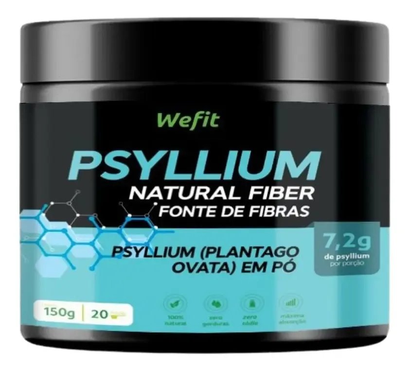 Psyllium Suplemento Alimentar Wefit 150g Sem Sabor Fibra Natural