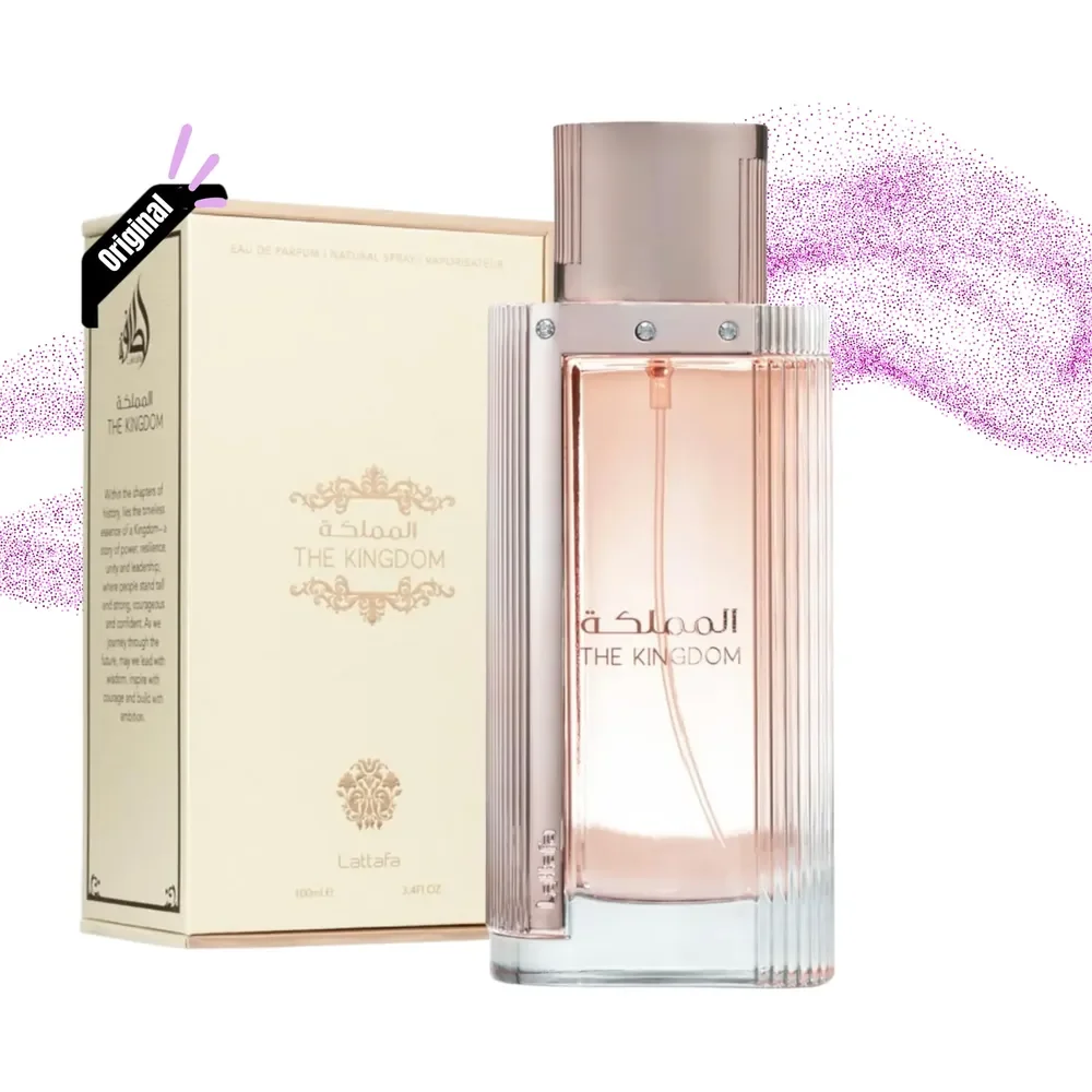 Perfume Árabe Feminino The Kingdom Lattafa 100ml Original Nf