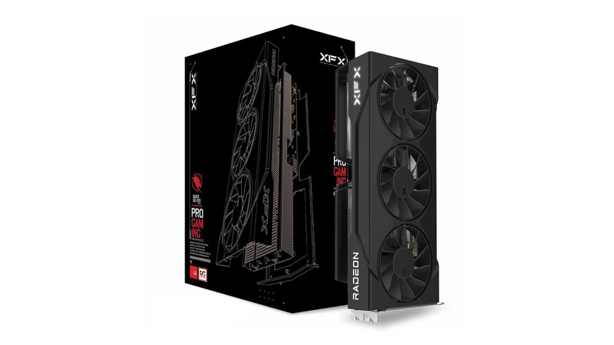 XFX Swift AMD Radeon RX 9060 XT OC Triple Fan Gaming Edition com 16GB GDDR6 HDMI 2xDP, AMD RDNA 4 RX-96TS316B7