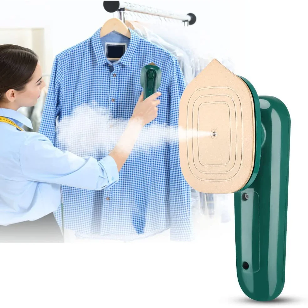 Mini Máquina Portátil Ferro De Passar Roupa Vapor P/ Viagem