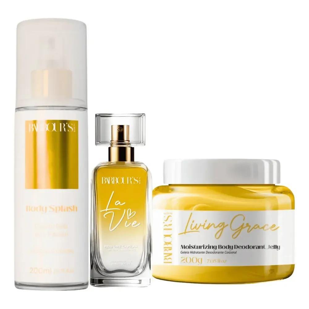 Body Splah Geleia Perfume Capilar Living Grace Barbour's