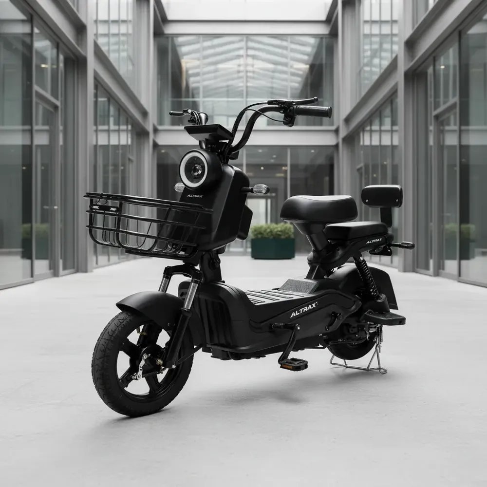 Bicicleta Elétrica Altrax 350w 500w 1000w 48v 60km Mobility Preto - 500w 14