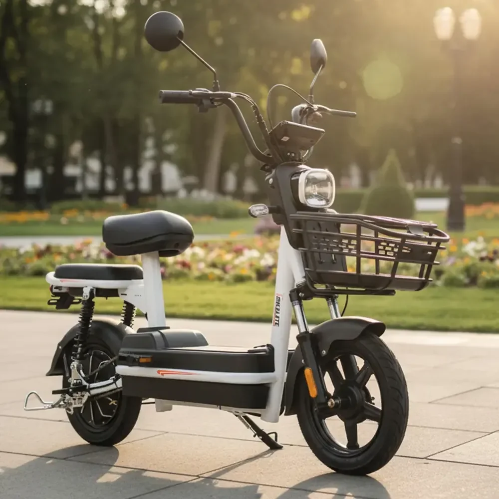 Bicicleta Elétrica Scooter 500w Bateria Removível 48v 15ah cor preto Bikelete Smart MT2