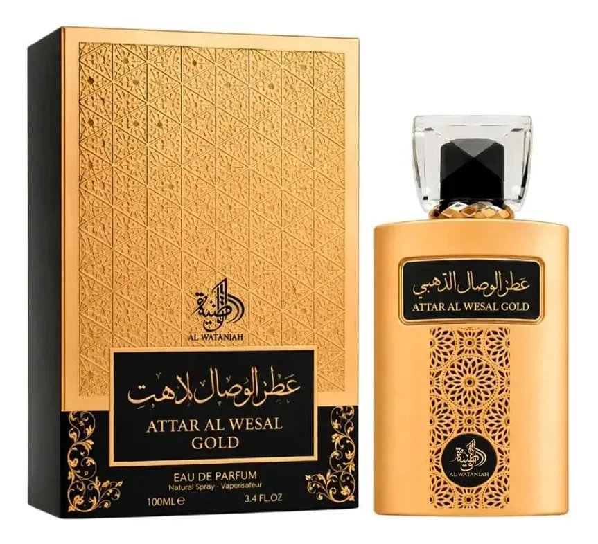 Perfume Árabe Attar Al Wesal Gold Edp Masculino 100ml Com Nf