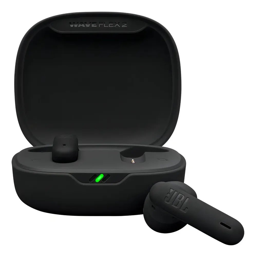 Fone De Ouvido Bluetooth Jbl Wave Flex 2 Preto